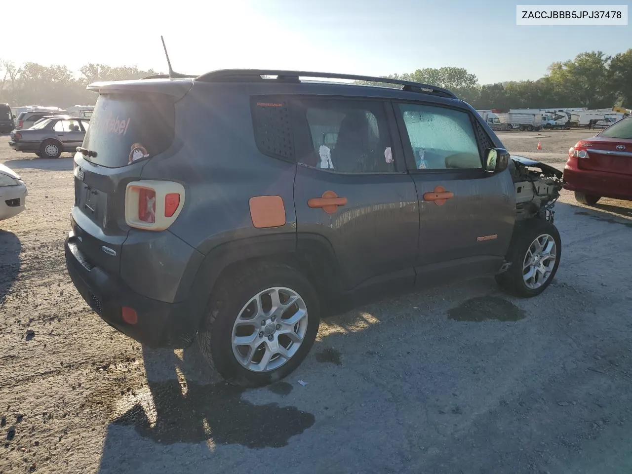 2018 Jeep Renegade Latitude VIN: ZACCJBBB5JPJ37478 Lot: 72615734