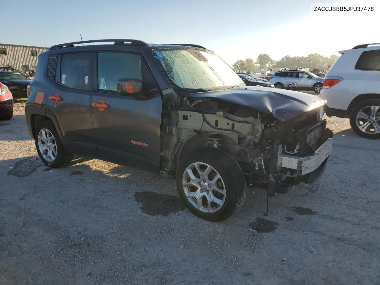 2018 Jeep Renegade Latitude VIN: ZACCJBBB5JPJ37478 Lot: 72615734