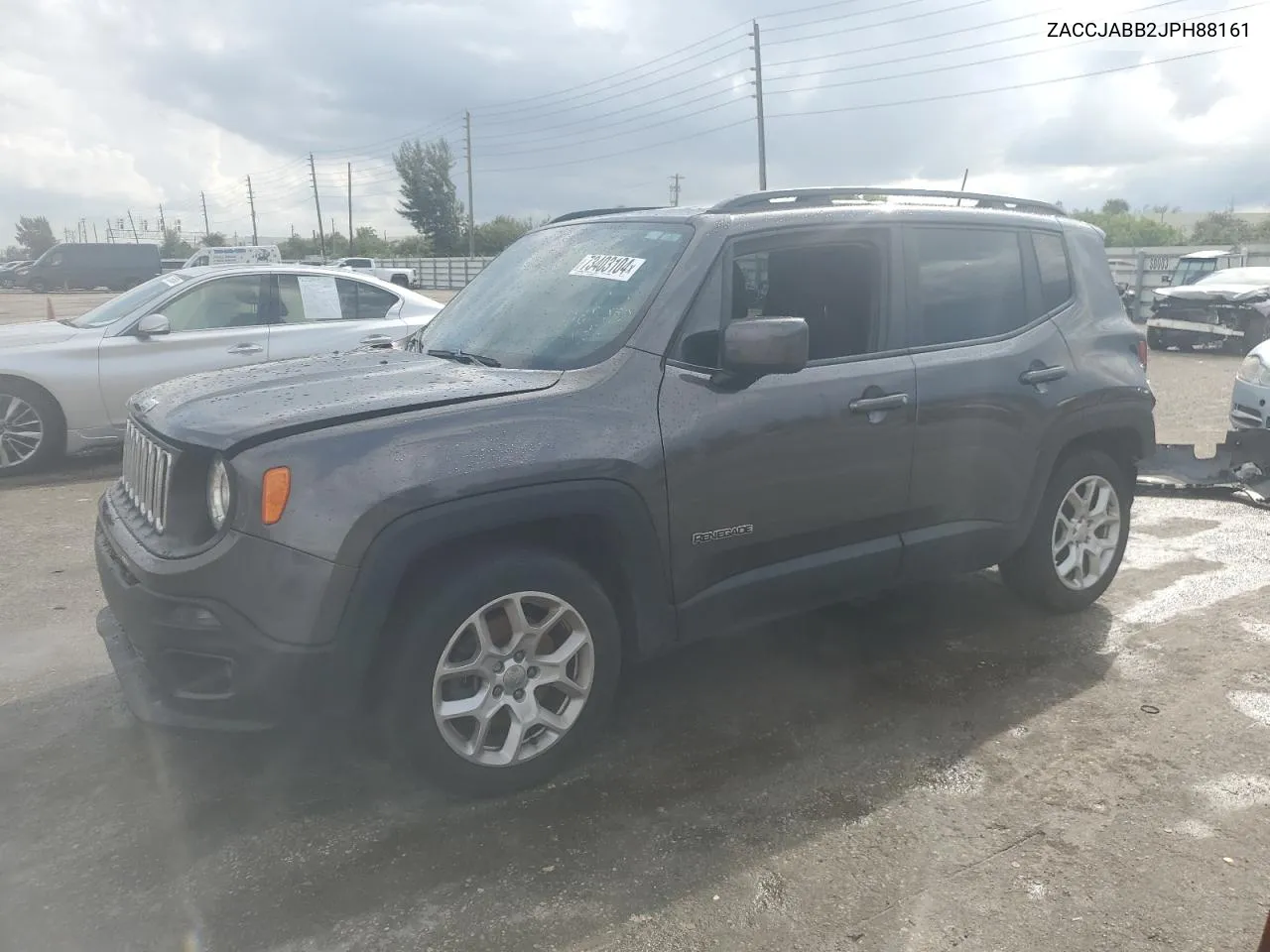 2018 Jeep Renegade Latitude VIN: ZACCJABB2JPH88161 Lot: 73403104