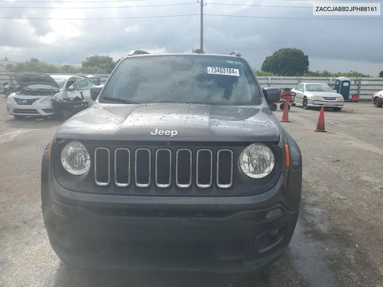 2018 Jeep Renegade Latitude VIN: ZACCJABB2JPH88161 Lot: 73403104