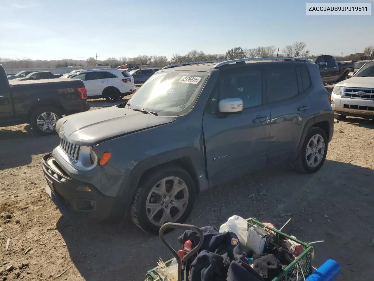 ZACCJADB9JPJ19511 2018 Jeep Renegade Limited