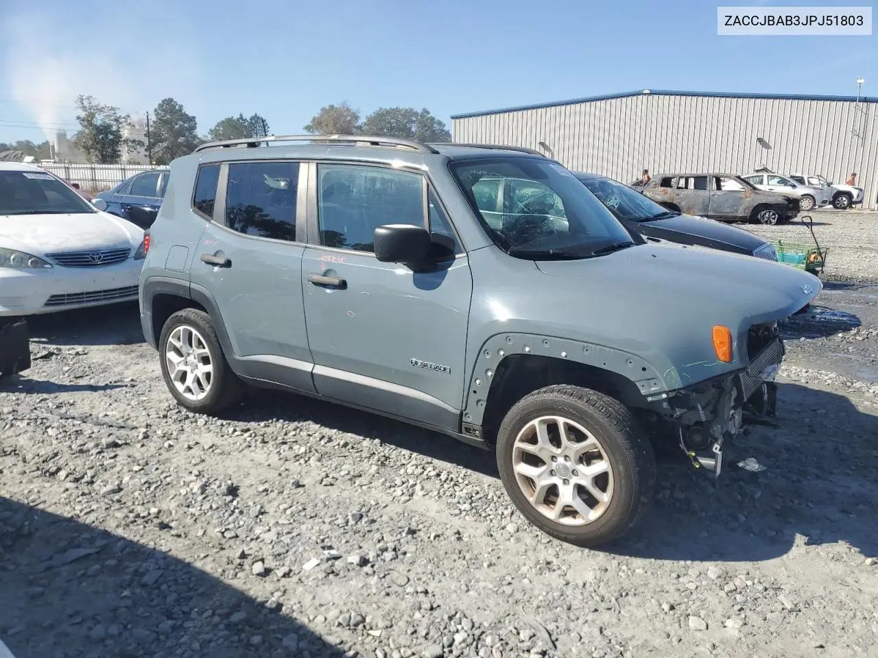 ZACCJBAB3JPJ51803 2018 Jeep Renegade Sport