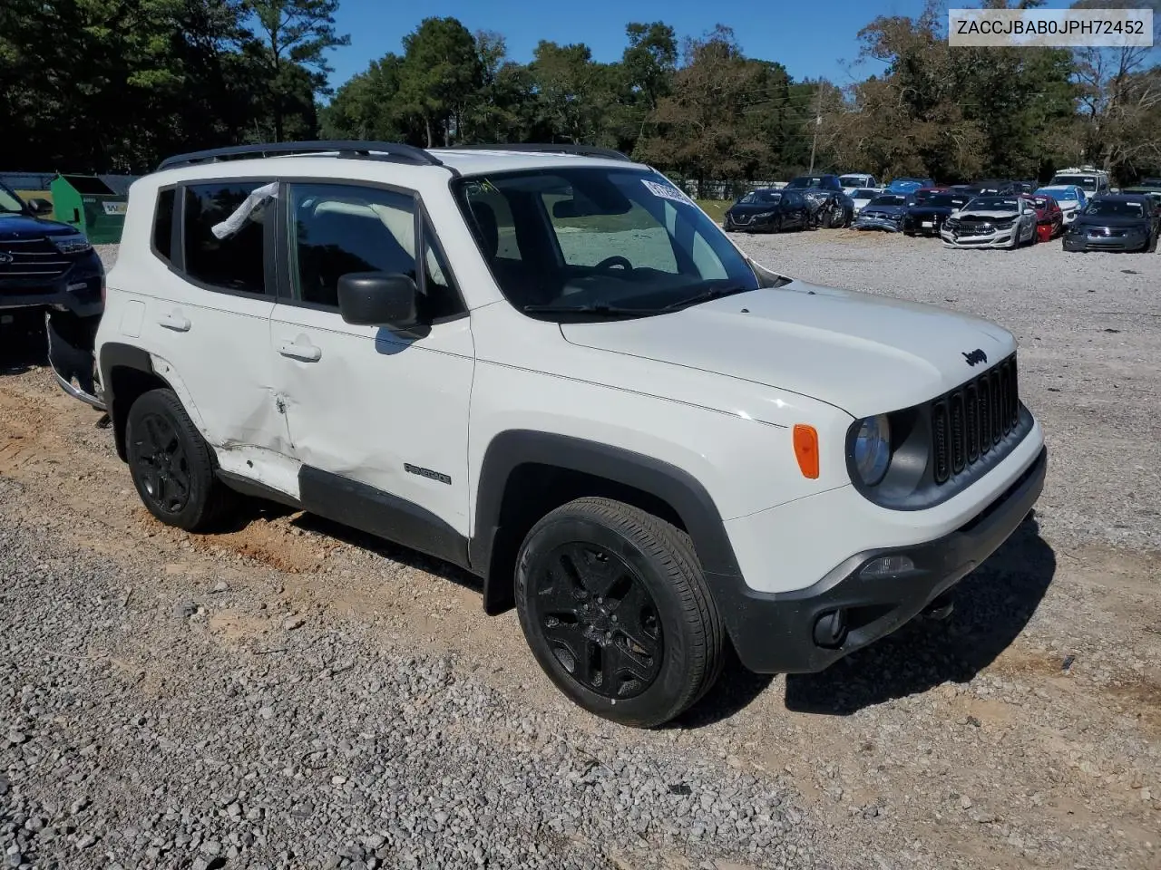 ZACCJBAB0JPH72452 2018 Jeep Renegade Sport