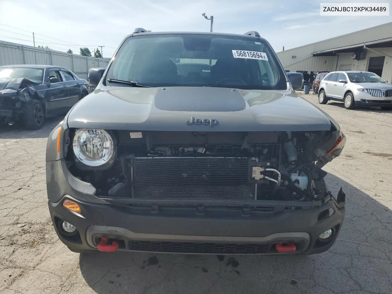 2019 Jeep Renegade Trailhawk VIN: ZACNJBC12KPK34489 Lot: 56815694