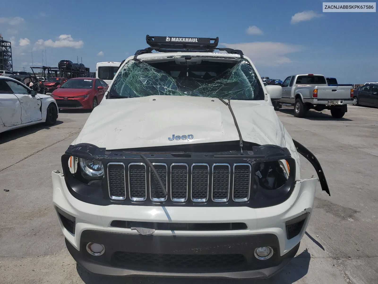 2019 Jeep Renegade Latitude VIN: ZACNJABB5KPK67586 Lot: 57405494