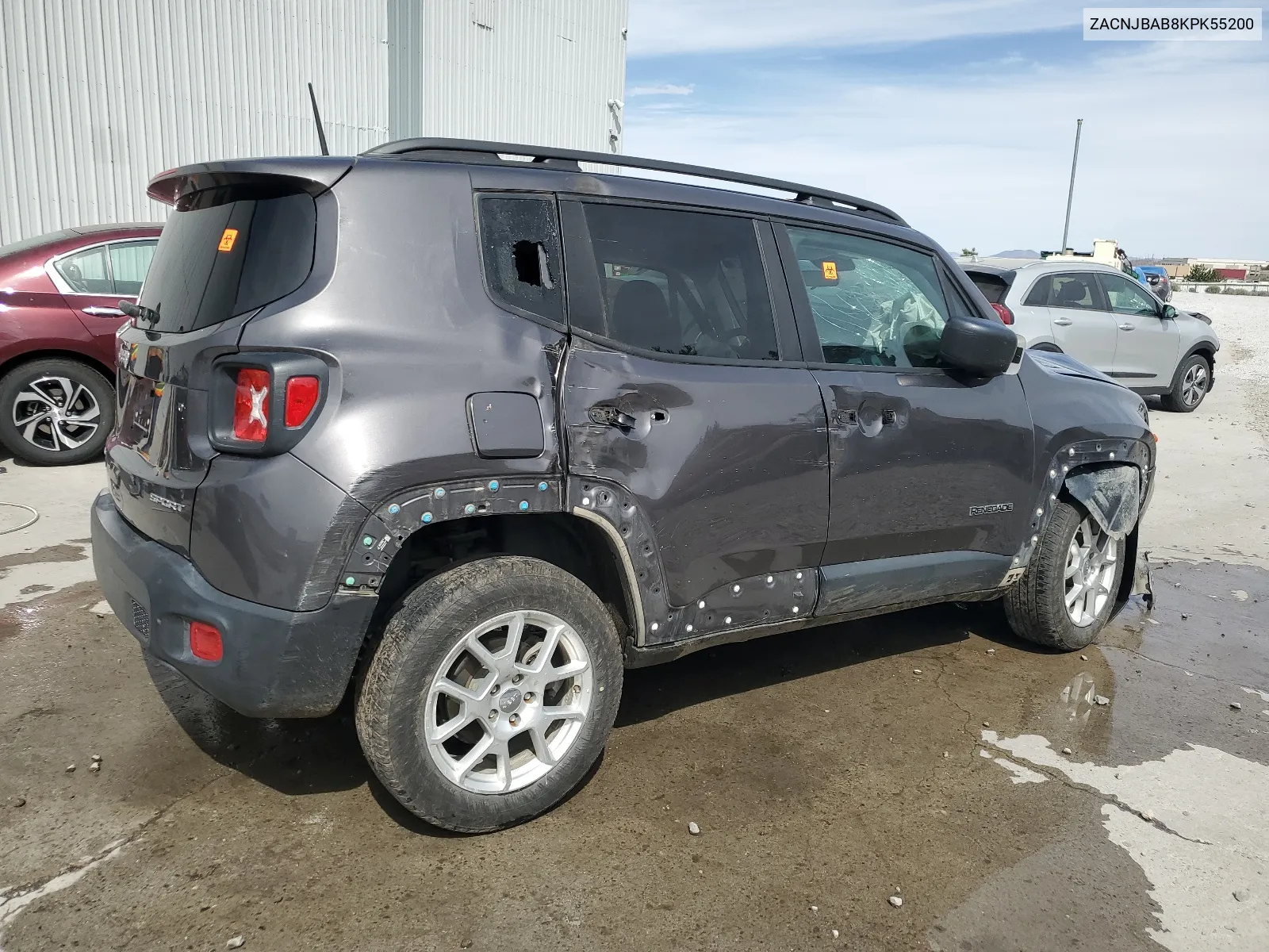 2019 Jeep Renegade Sport VIN: ZACNJBAB8KPK55200 Lot: 58991024