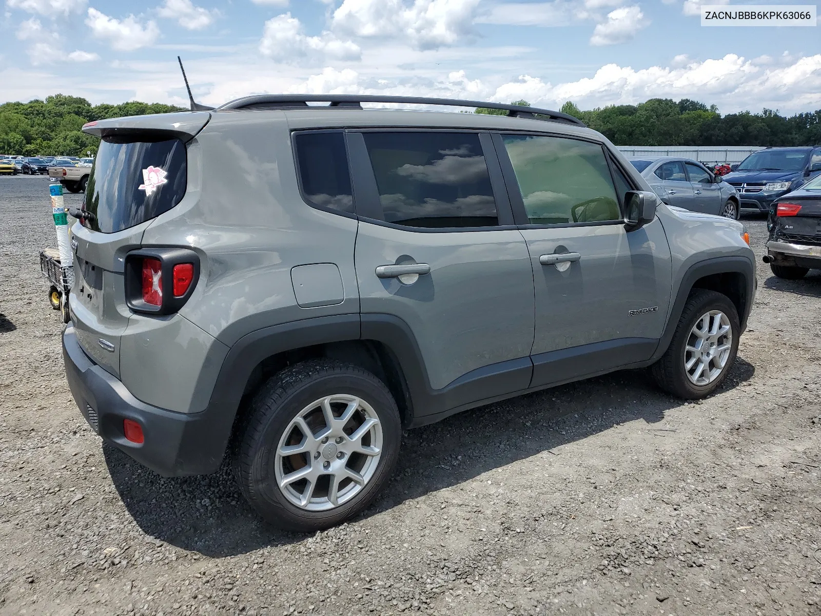 2019 Jeep Renegade Latitude VIN: ZACNJBBB6KPK63066 Lot: 63835234