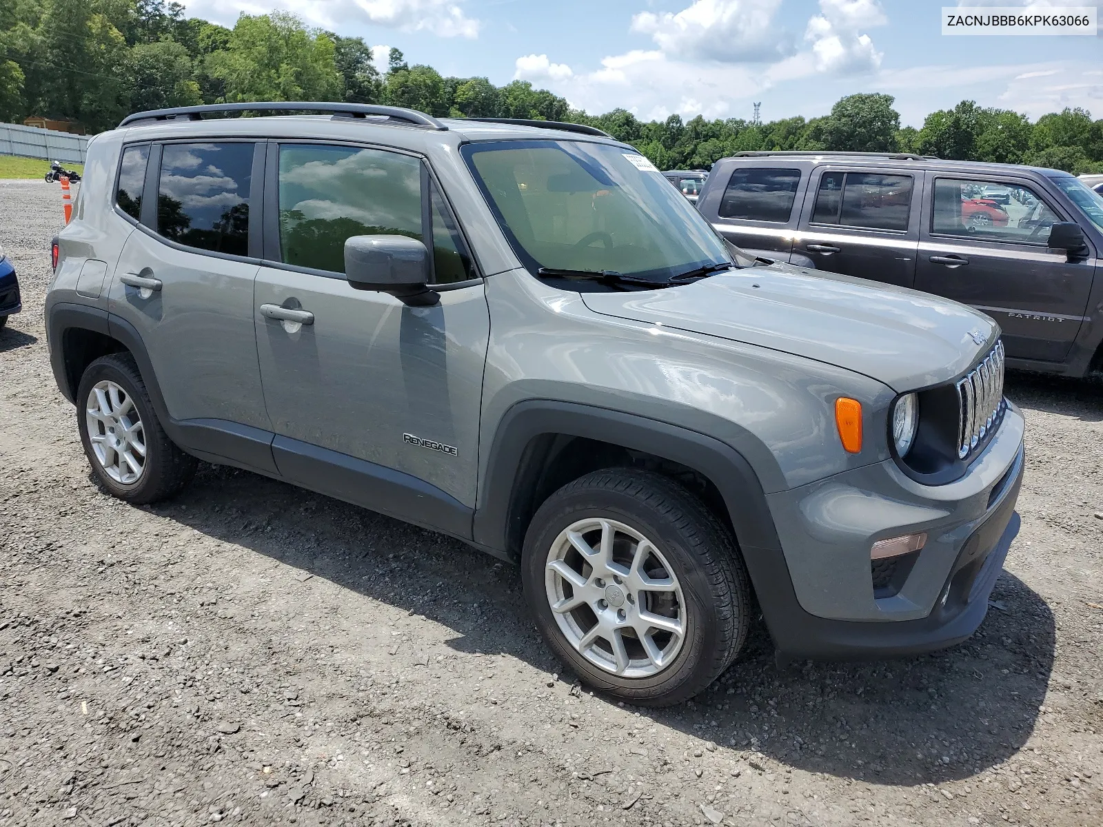 2019 Jeep Renegade Latitude VIN: ZACNJBBB6KPK63066 Lot: 63835234