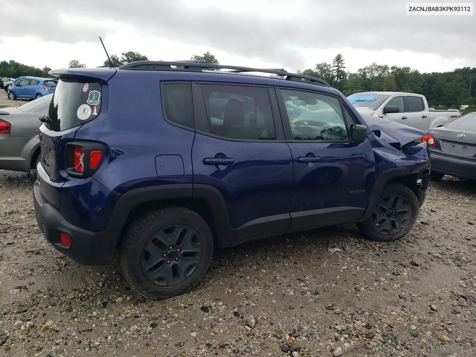 ZACNJBAB3KPK93112 2019 Jeep Renegade Sport