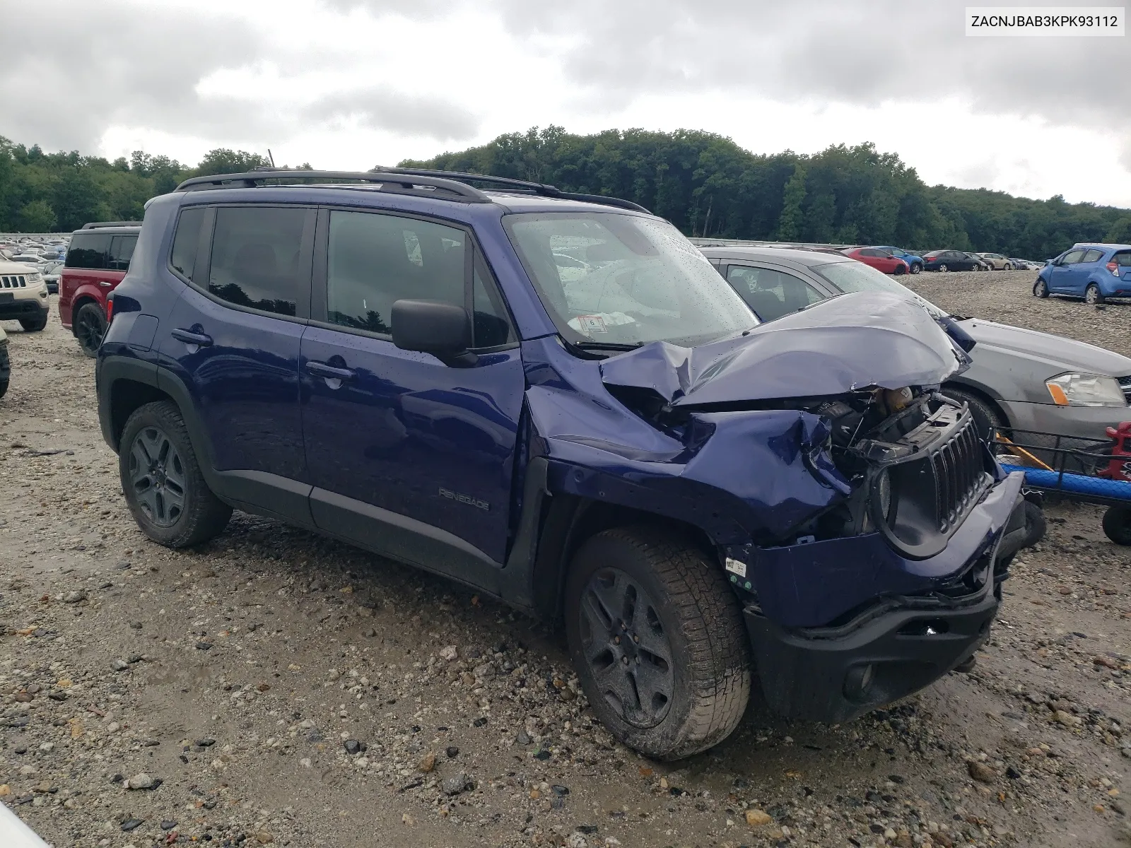 2019 Jeep Renegade Sport VIN: ZACNJBAB3KPK93112 Lot: 65352084