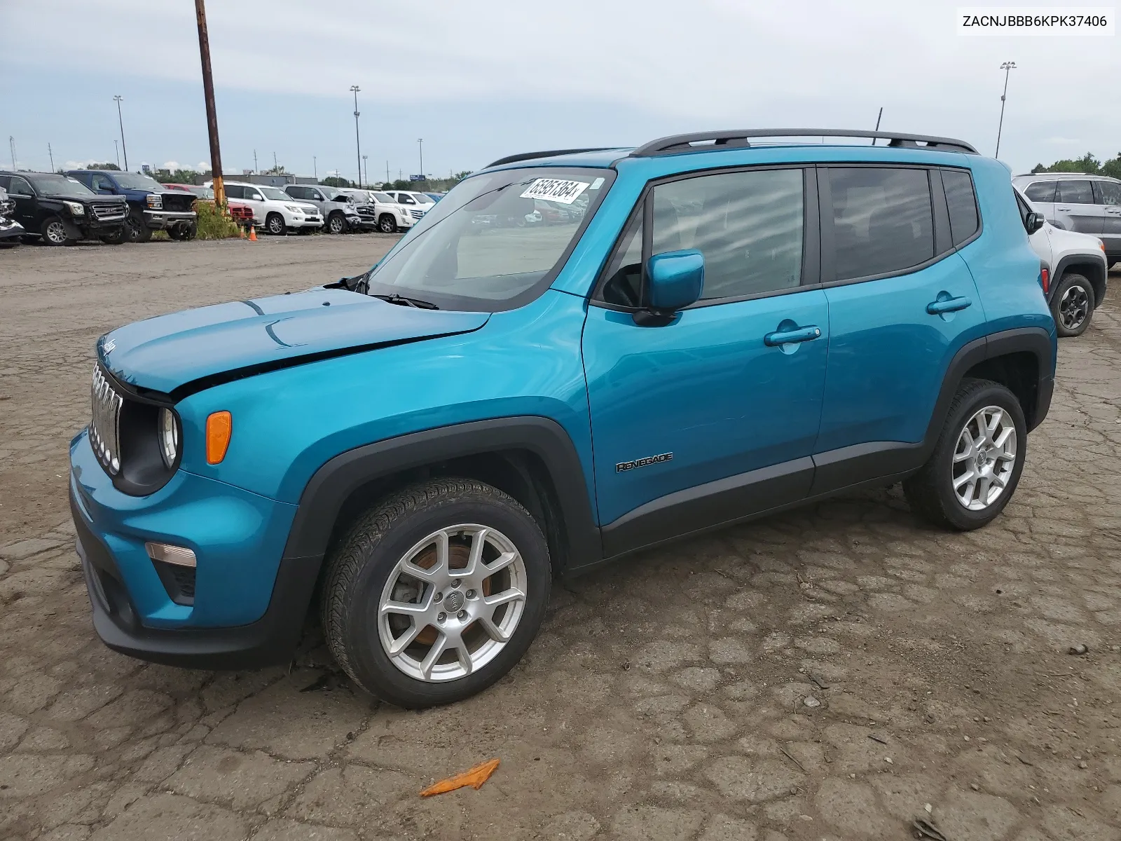 2019 Jeep Renegade Latitude VIN: ZACNJBBB6KPK37406 Lot: 65951364