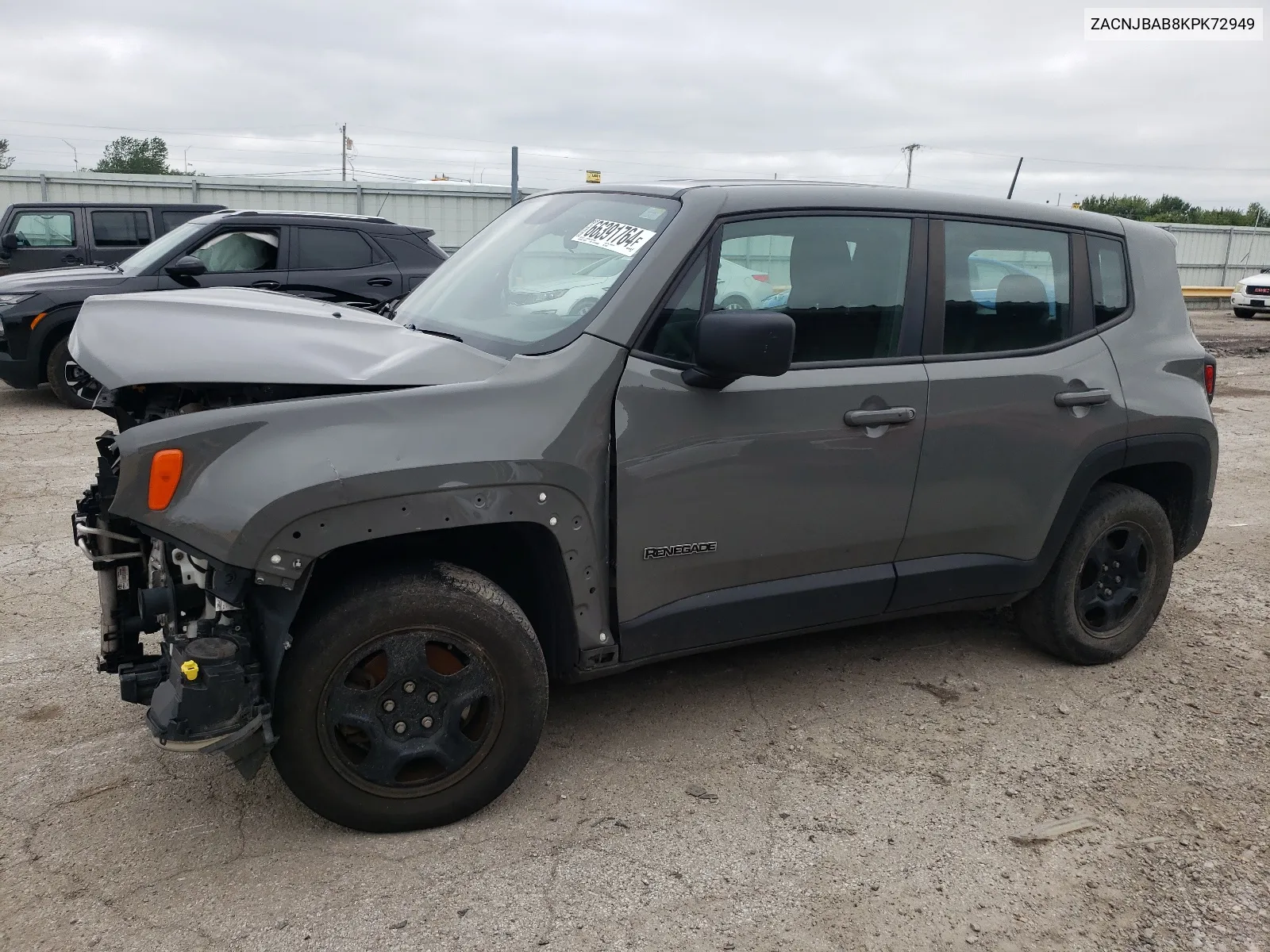 2019 Jeep Renegade Sport VIN: ZACNJBAB8KPK72949 Lot: 66391764