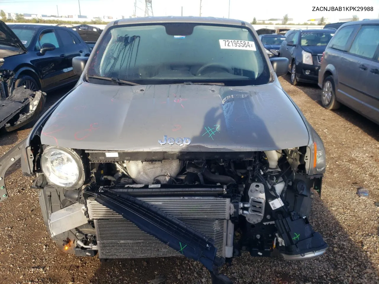 ZACNJBAB1KPK29988 2019 Jeep Renegade Sport