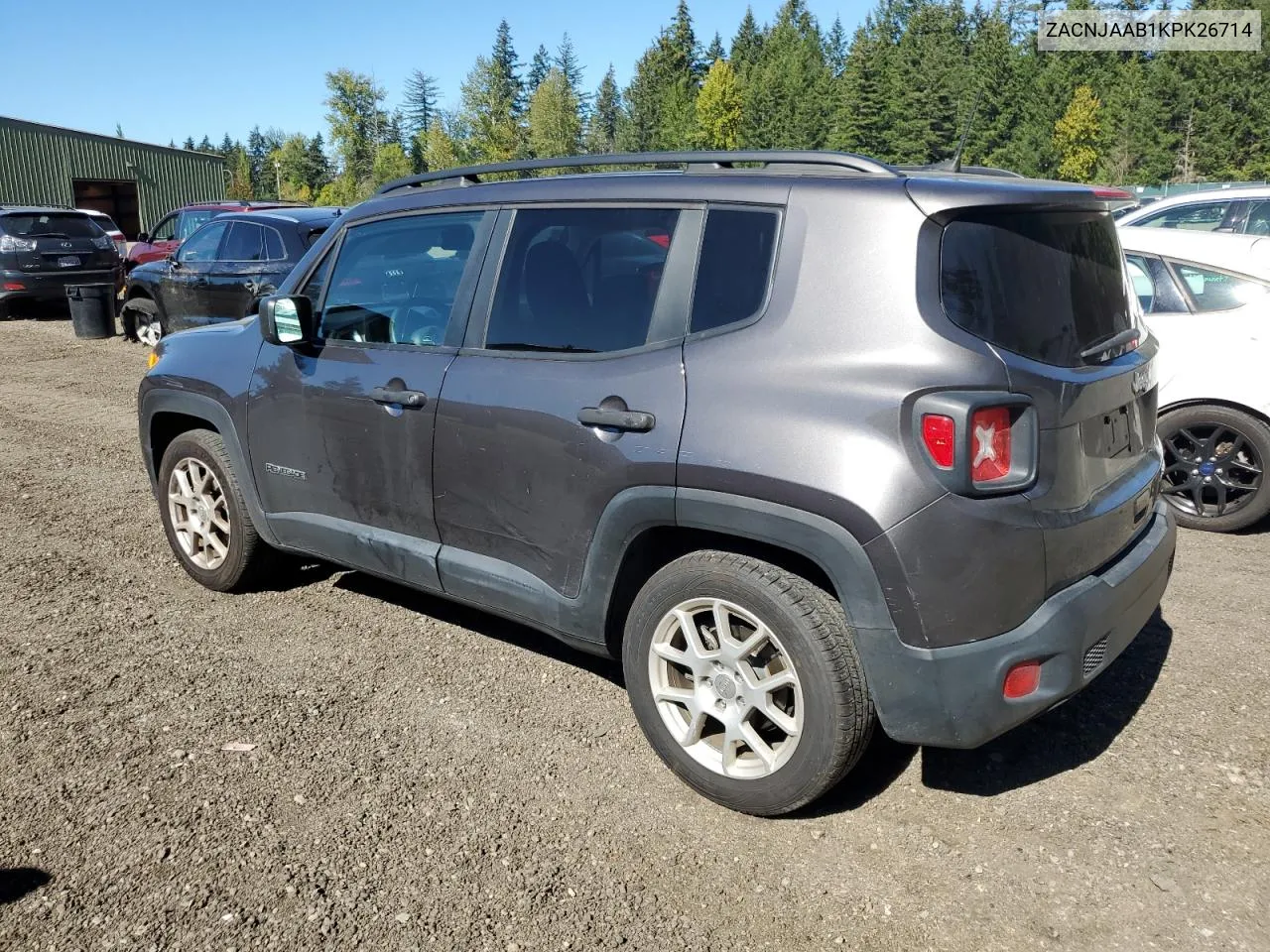 2019 Jeep Renegade Sport VIN: ZACNJAAB1KPK26714 Lot: 72806364