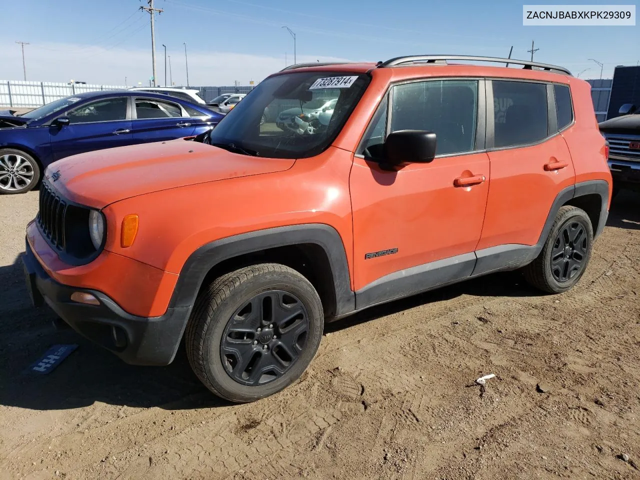 ZACNJBABXKPK29309 2019 Jeep Renegade Sport