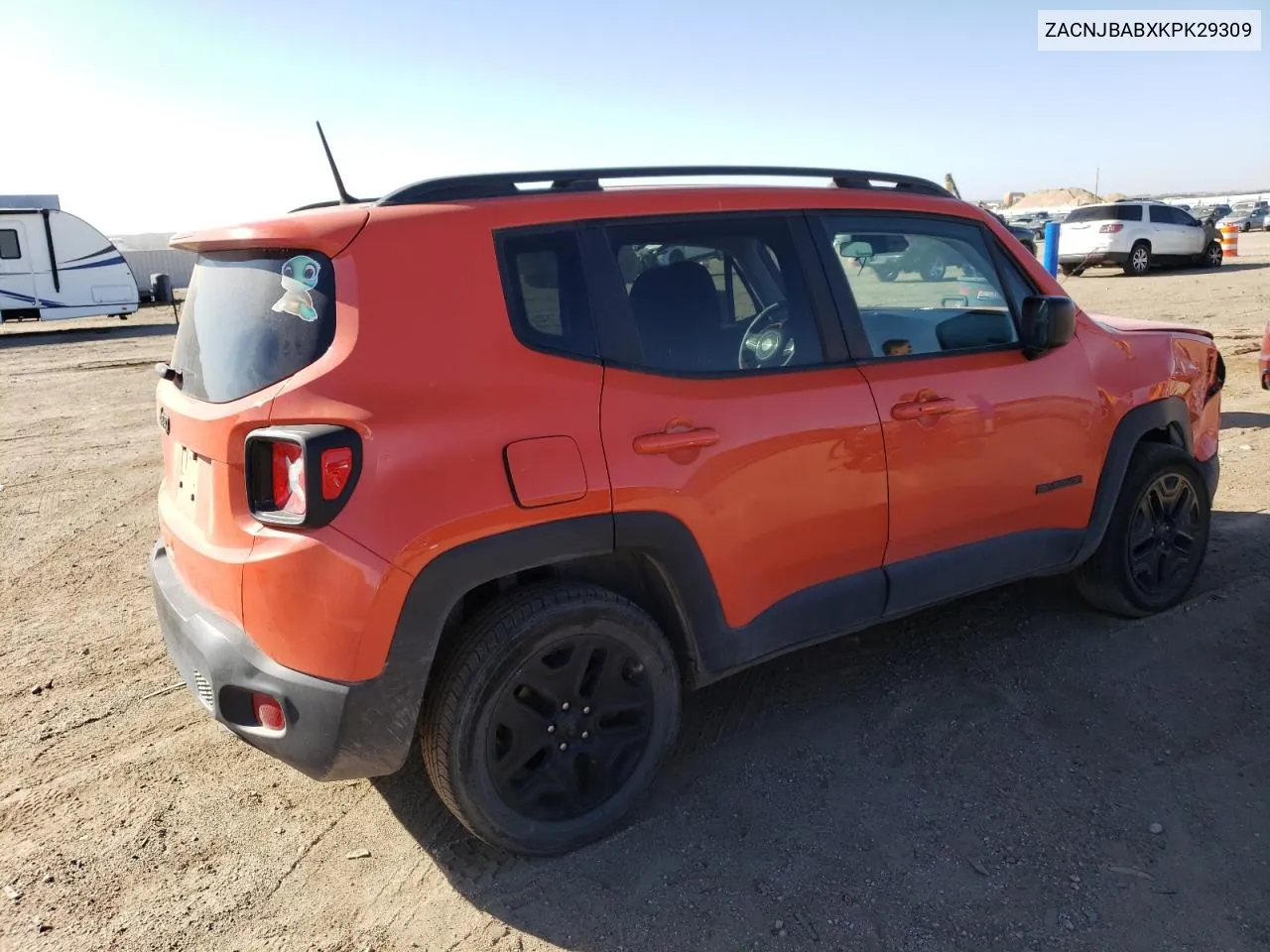 ZACNJBABXKPK29309 2019 Jeep Renegade Sport