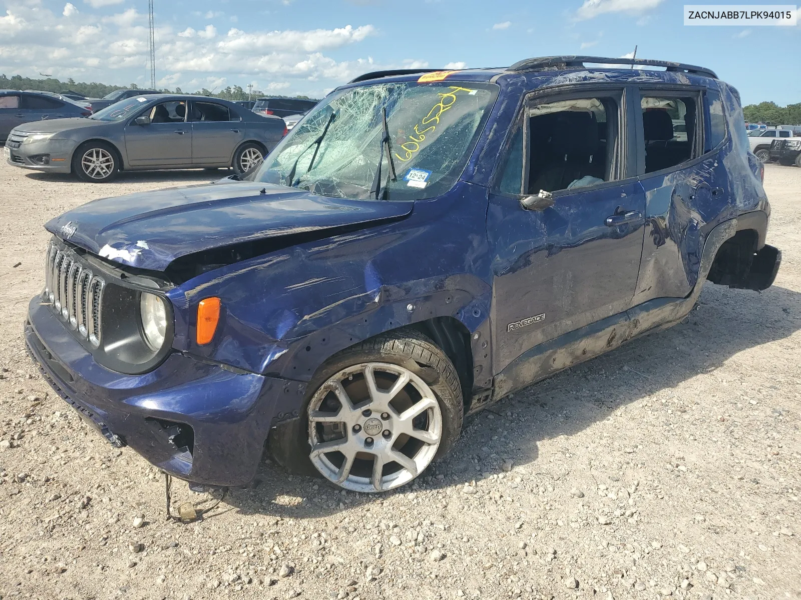 2020 Jeep Renegade Latitude VIN: ZACNJABB7LPK94015 Lot: 60655204