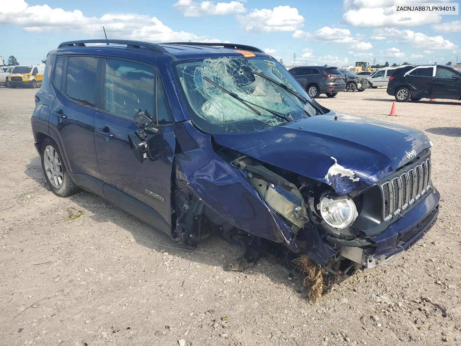 2020 Jeep Renegade Latitude VIN: ZACNJABB7LPK94015 Lot: 60655204