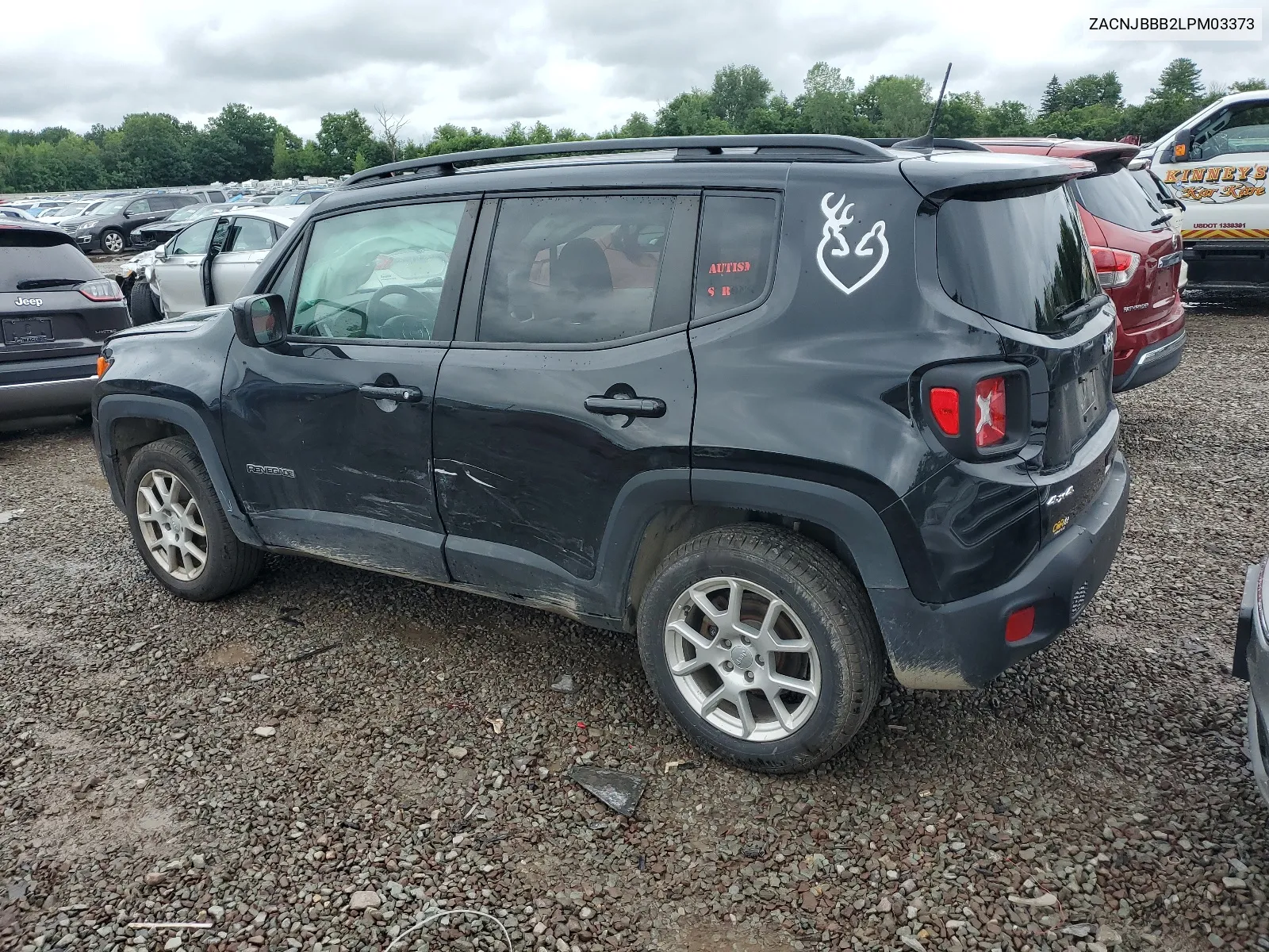 2020 Jeep Renegade Latitude VIN: ZACNJBBB2LPM03373 Lot: 62102444