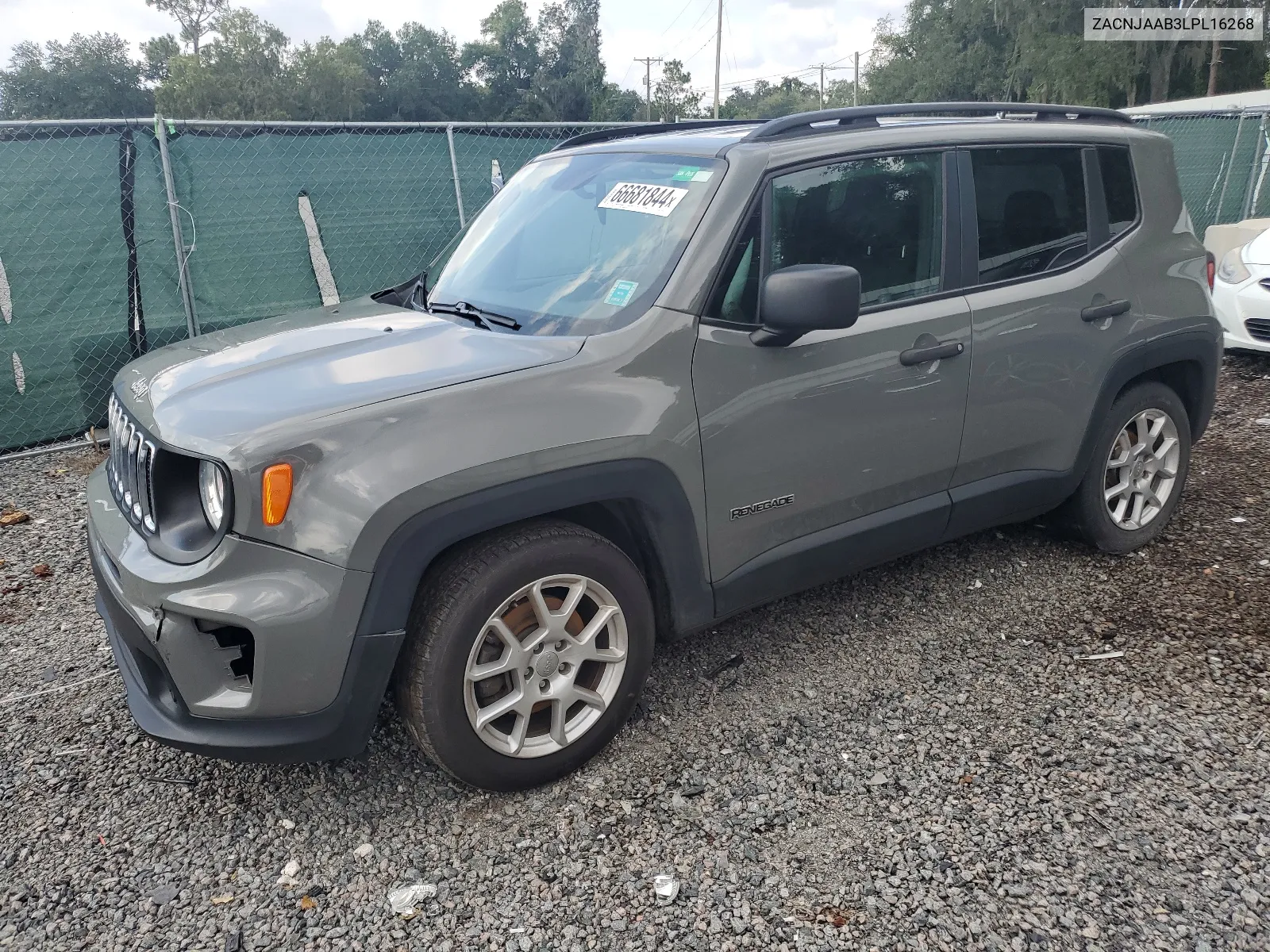 2020 Jeep Renegade Sport VIN: ZACNJAAB3LPL16268 Lot: 66681844