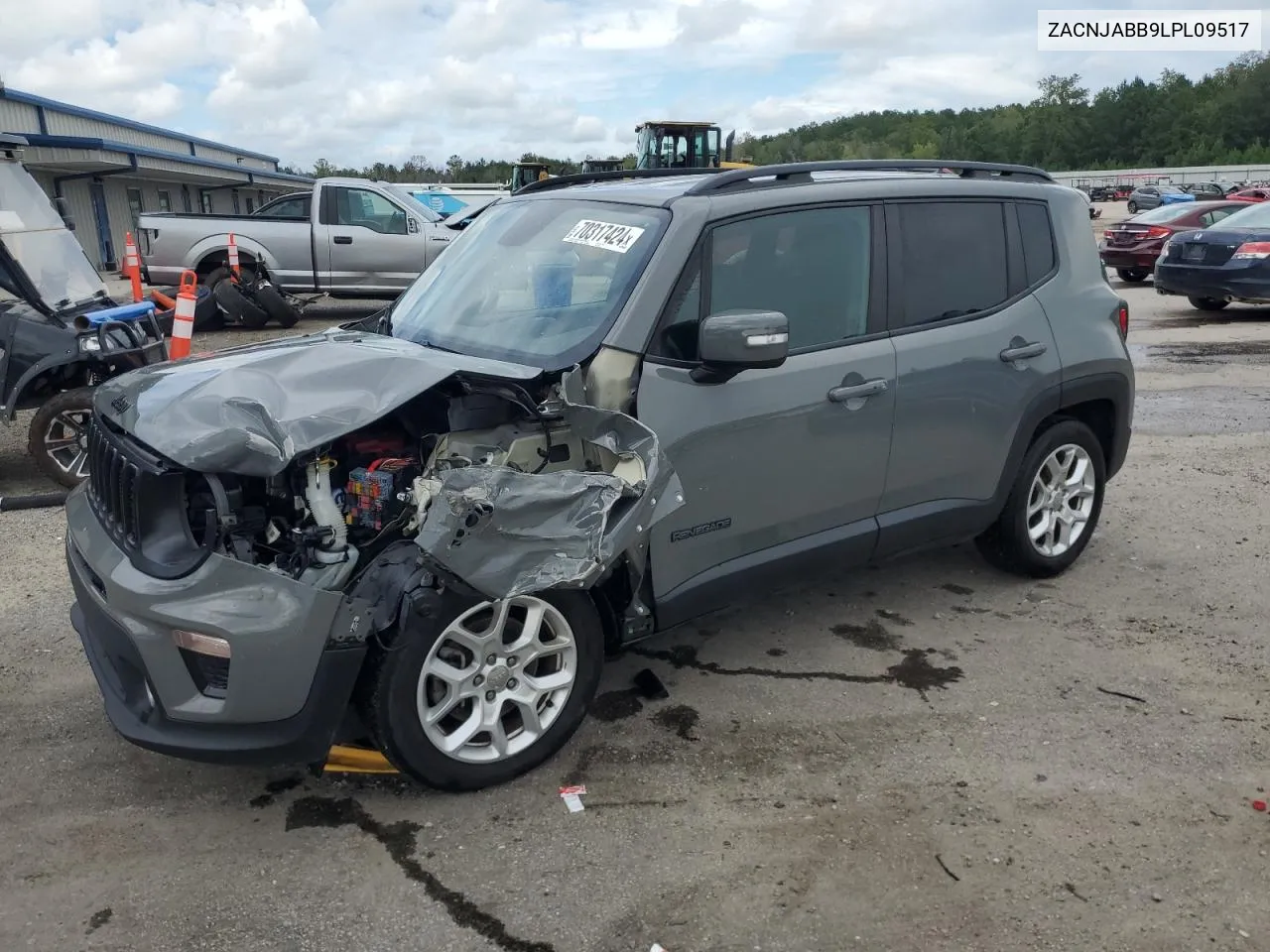 2020 Jeep Renegade Latitude VIN: ZACNJABB9LPL09517 Lot: 70317424