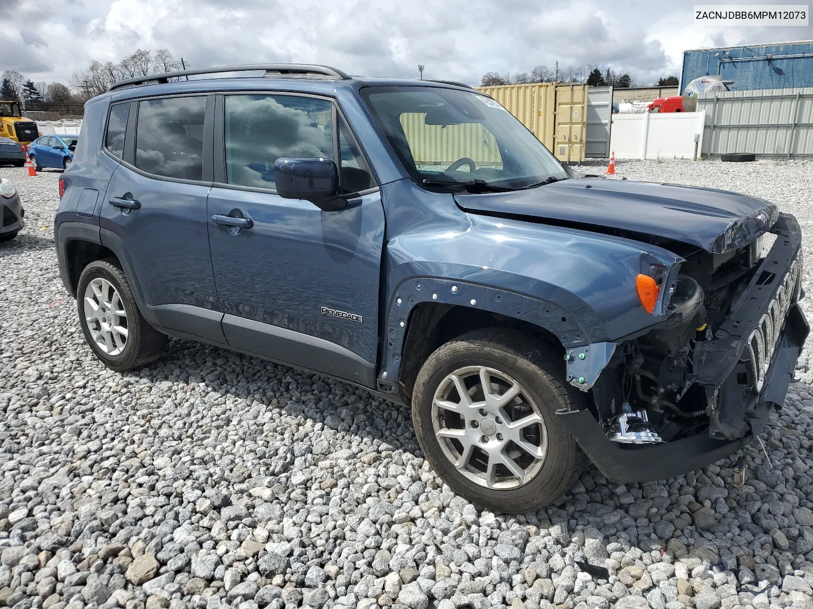 2021 Jeep Renegade Latitude VIN: ZACNJDBB6MPM12073 Lot: 49342214