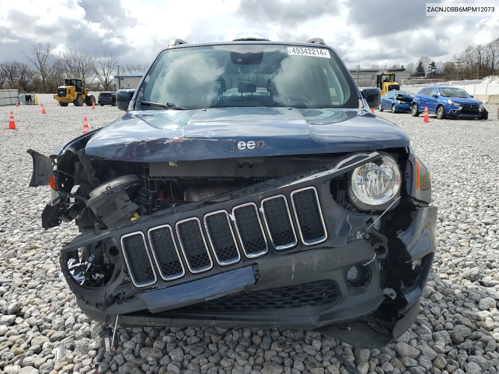 2021 Jeep Renegade Latitude VIN: ZACNJDBB6MPM12073 Lot: 49342214