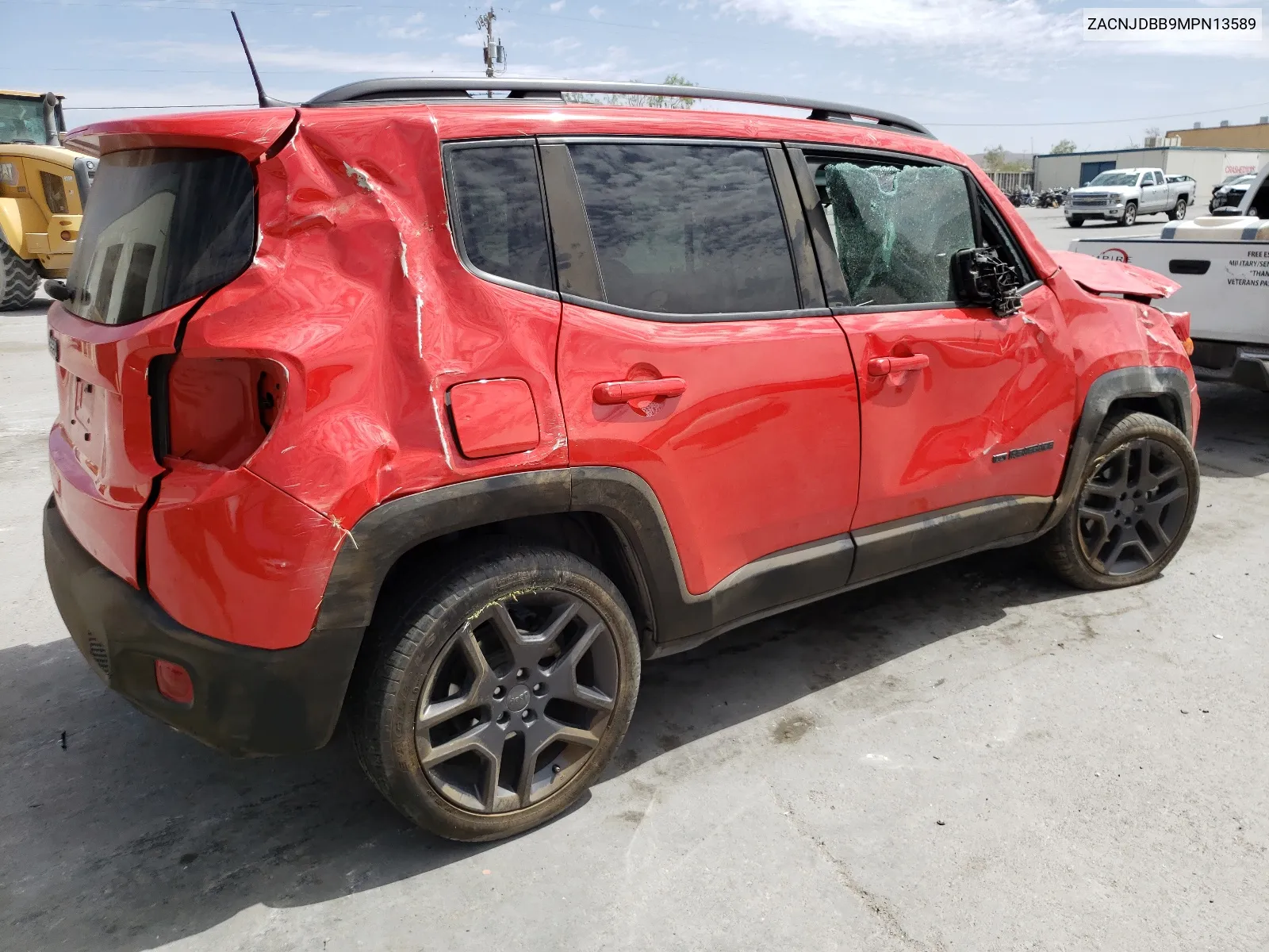 2021 Jeep Renegade Latitude VIN: ZACNJDBB9MPN13589 Lot: 54227434