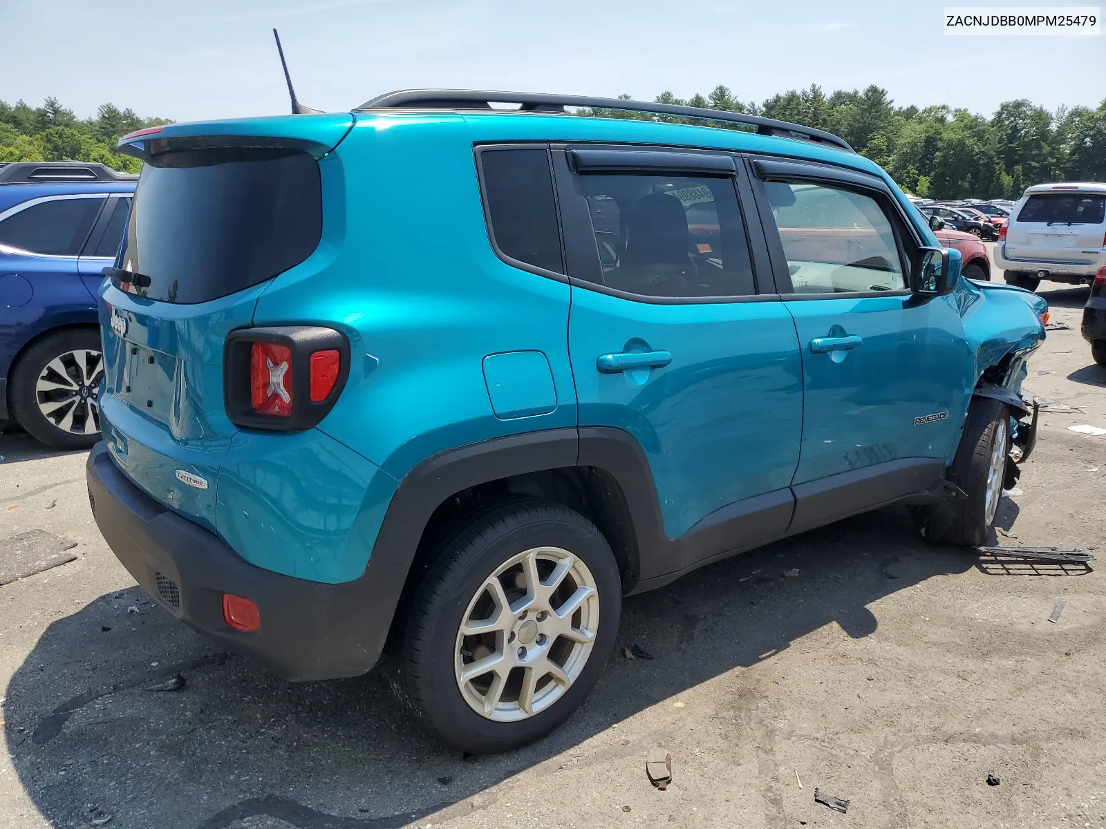 2021 Jeep Renegade Latitude VIN: ZACNJDBB0MPM25479 Lot: 59488994