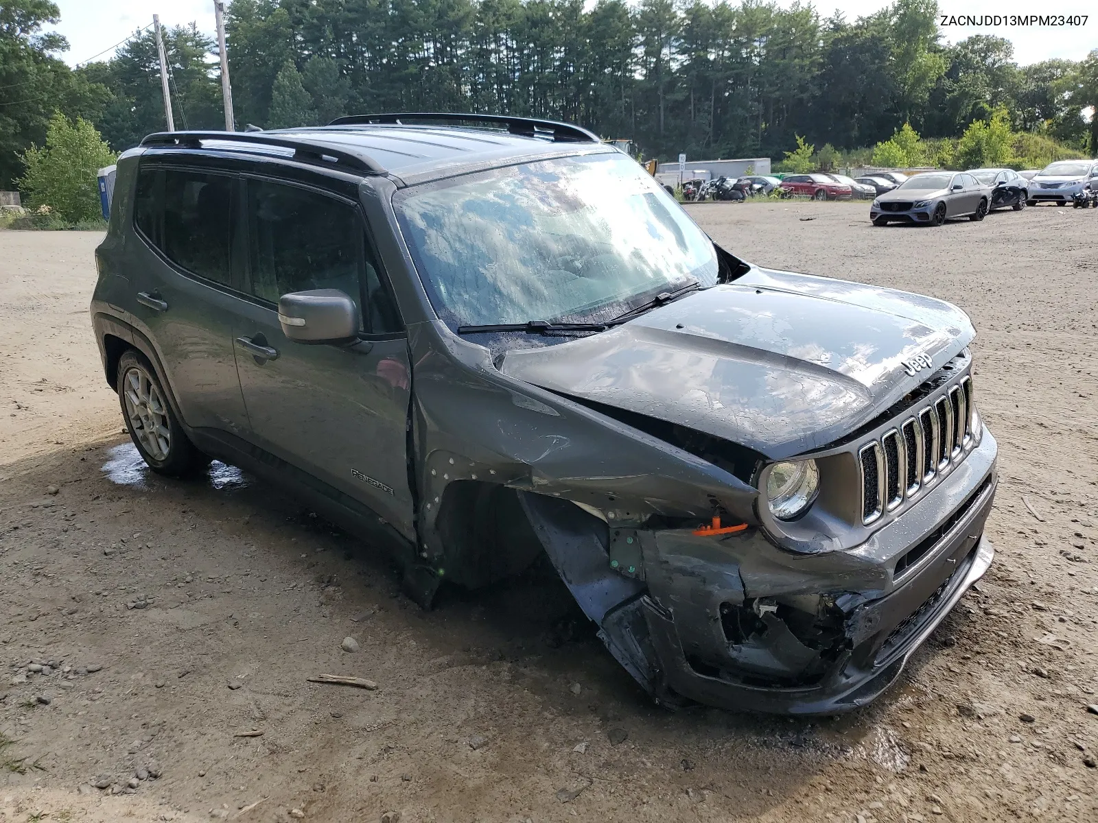 2021 Jeep Renegade Limited VIN: ZACNJDD13MPM23407 Lot: 65107654