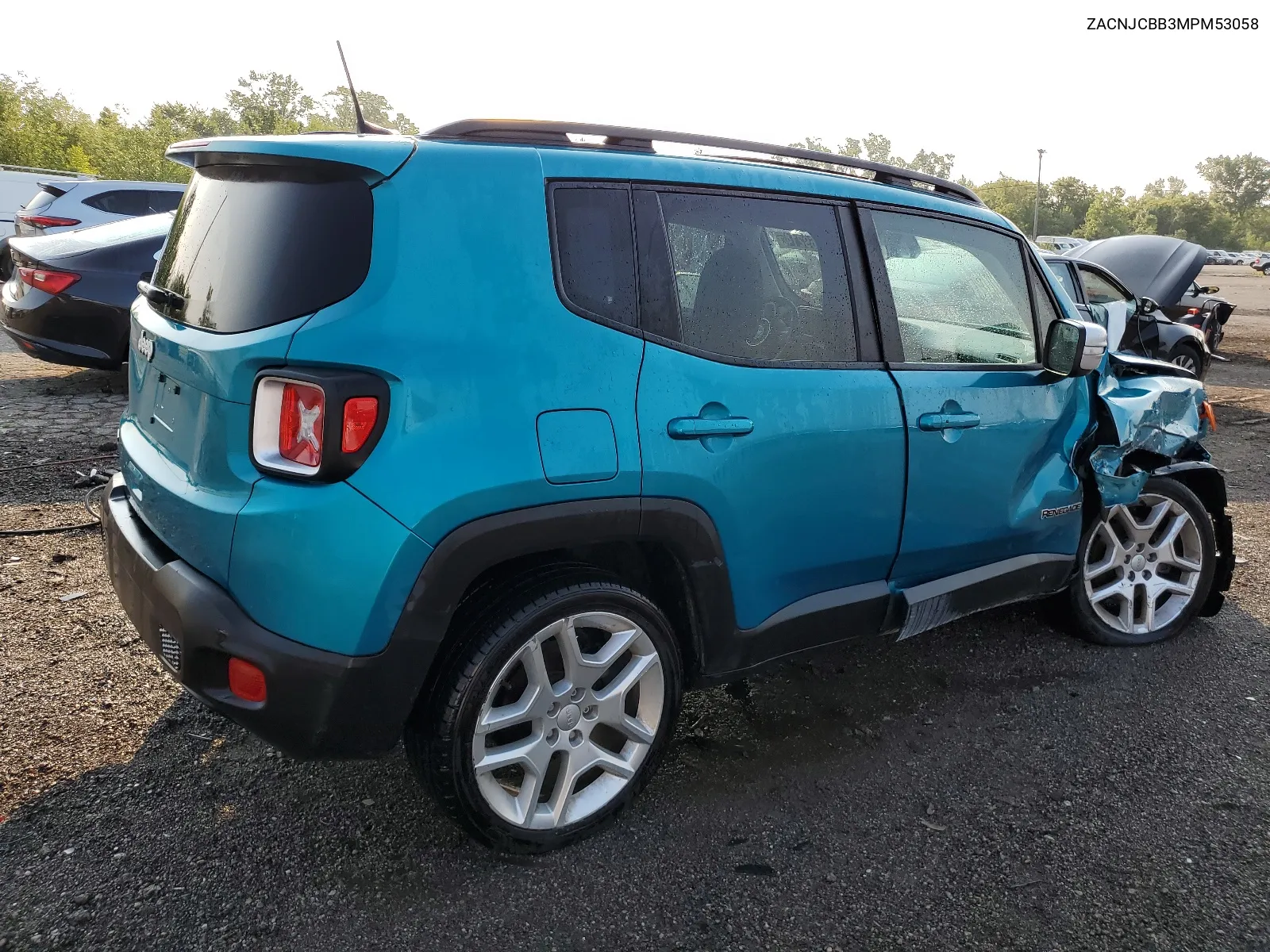 2021 Jeep Renegade Latitude VIN: ZACNJCBB3MPM53058 Lot: 65569214