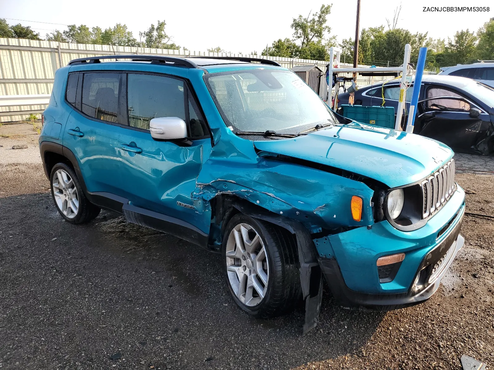 2021 Jeep Renegade Latitude VIN: ZACNJCBB3MPM53058 Lot: 65569214