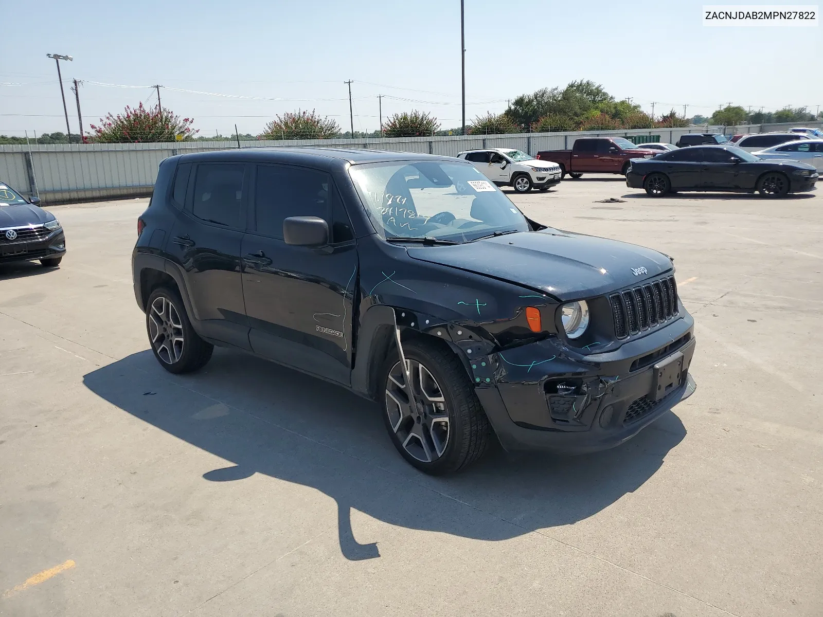 2021 Jeep Renegade Sport VIN: ZACNJDAB2MPN27822 Lot: 66393114