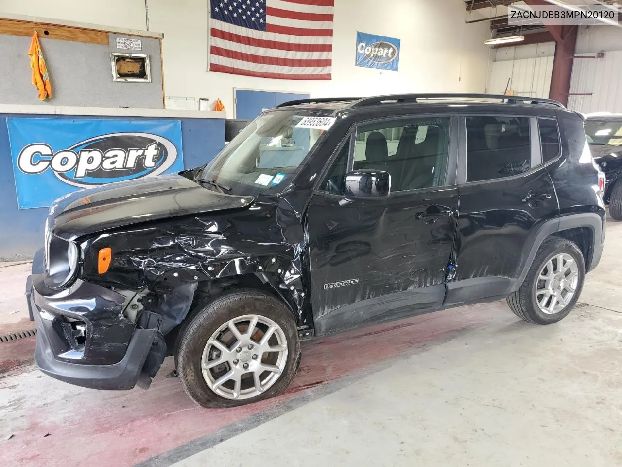 2021 Jeep Renegade Latitude VIN: ZACNJDBB3MPN20120 Lot: 68953604