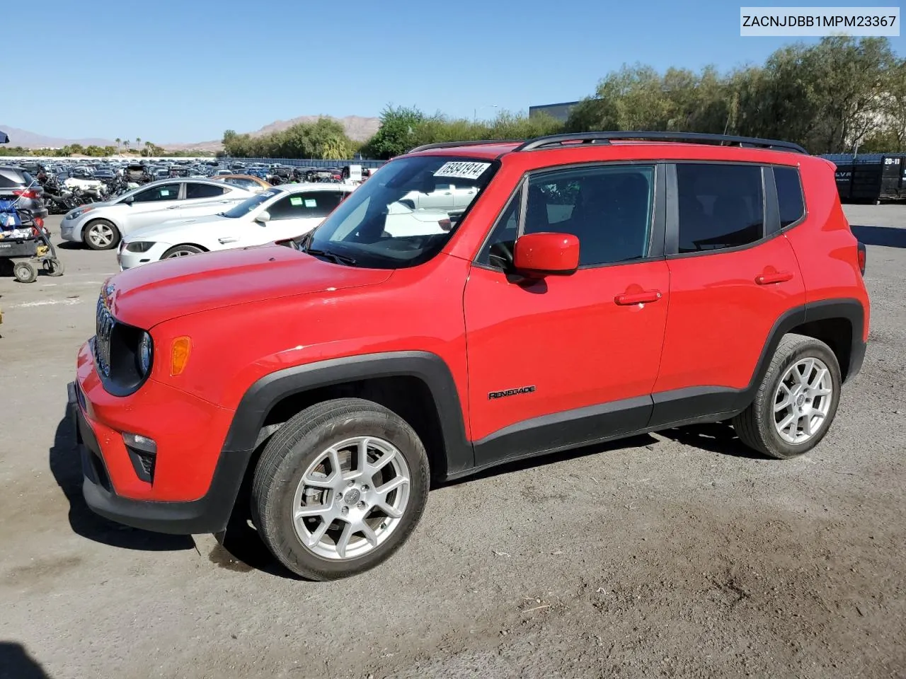 2021 Jeep Renegade Latitude VIN: ZACNJDBB1MPM23367 Lot: 69341914