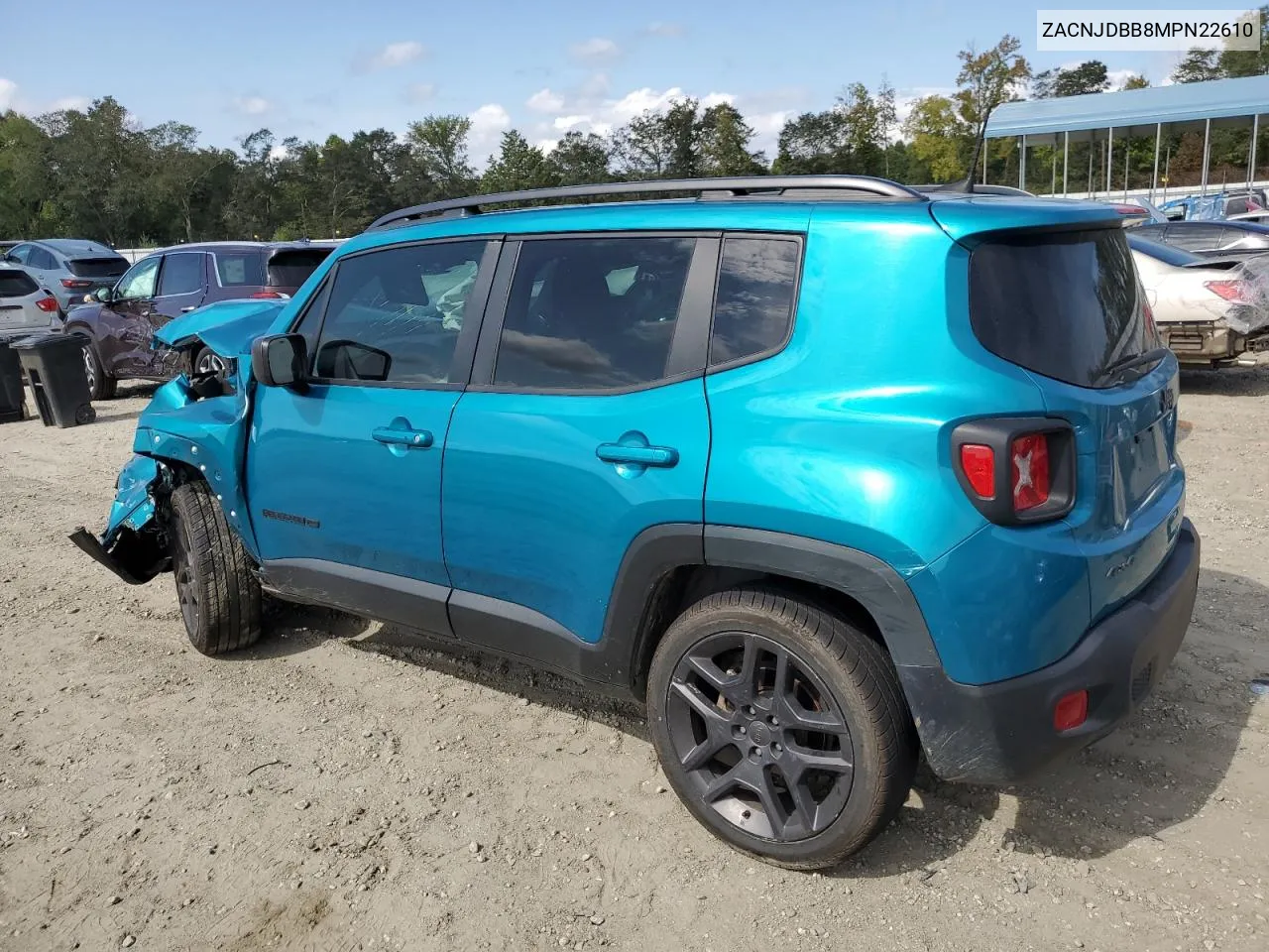 ZACNJDBB8MPN22610 2021 Jeep Renegade Latitude