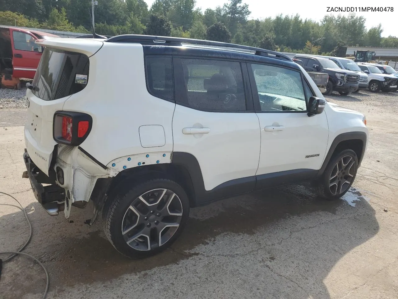 2021 Jeep Renegade Limited VIN: ZACNJDD11MPM40478 Lot: 72422114