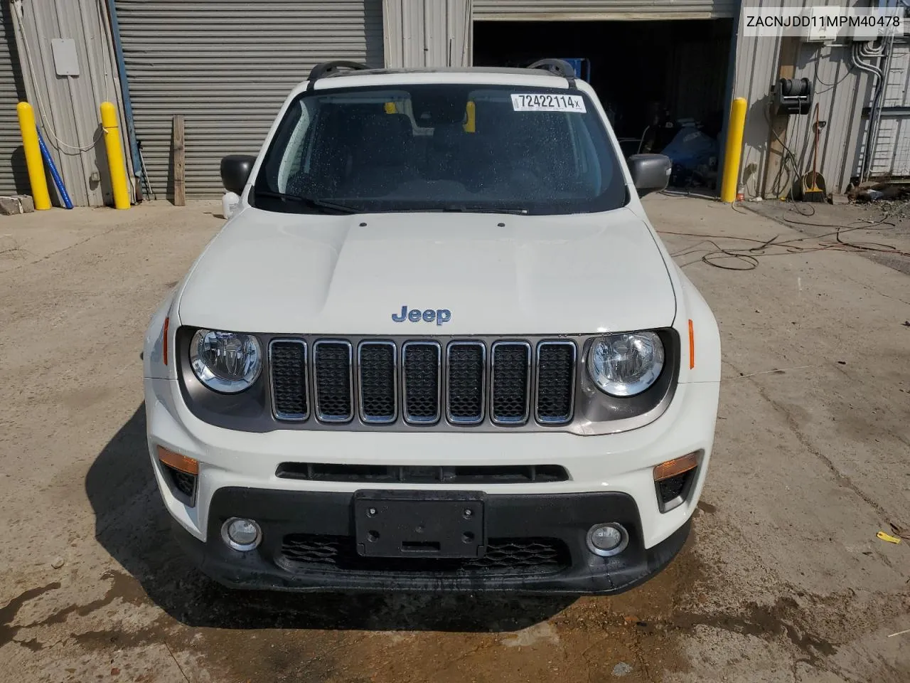 2021 Jeep Renegade Limited VIN: ZACNJDD11MPM40478 Lot: 72422114