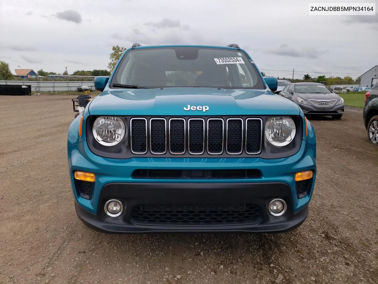 2021 Jeep Renegade Latitude VIN: ZACNJDBB5MPN34164 Lot: 73552534