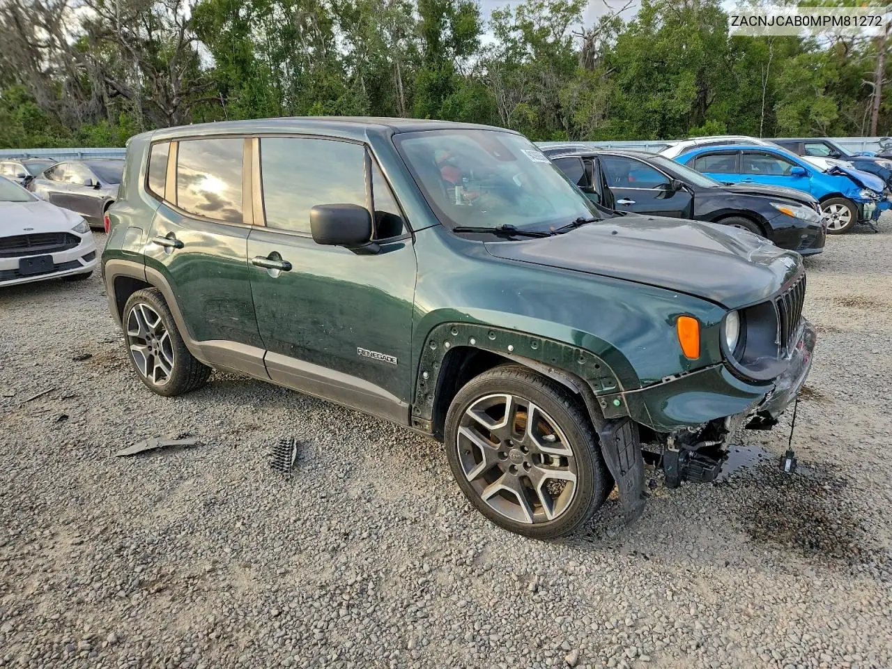 ZACNJCAB0MPM81272 2021 Jeep Renegade Sport