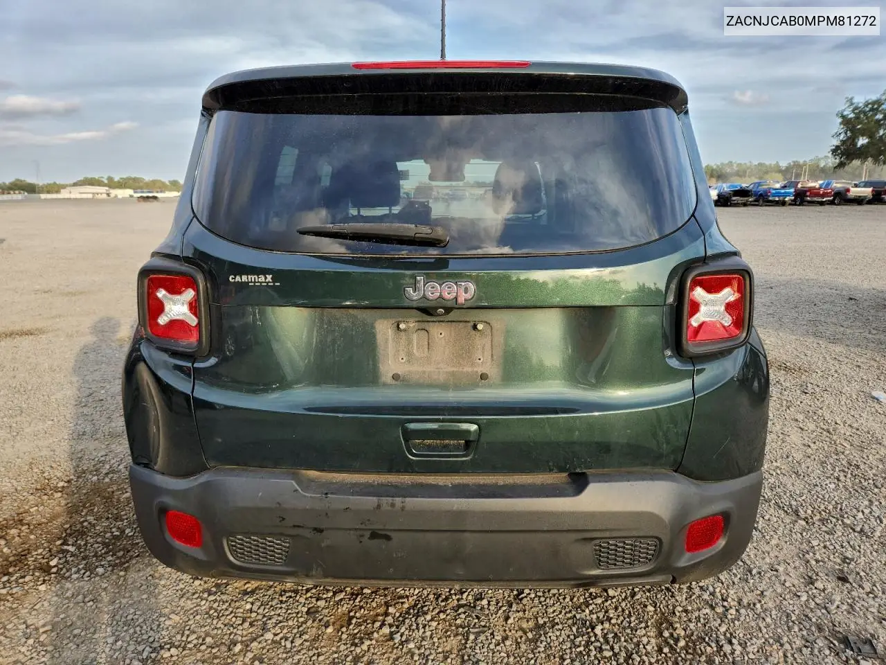 ZACNJCAB0MPM81272 2021 Jeep Renegade Sport