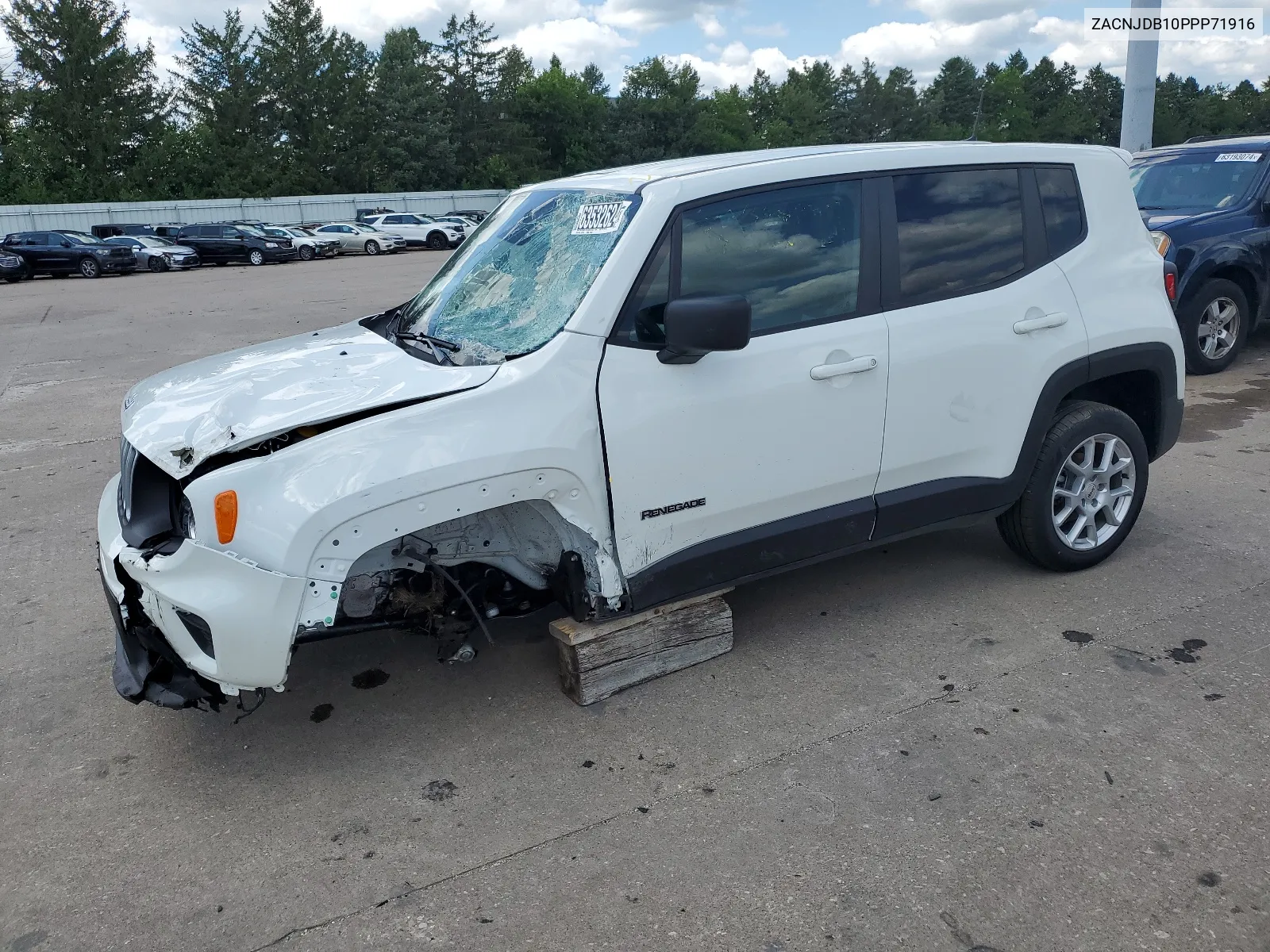 2023 Jeep Renegade Latitude VIN: ZACNJDB10PPP71916 Lot: 63532624