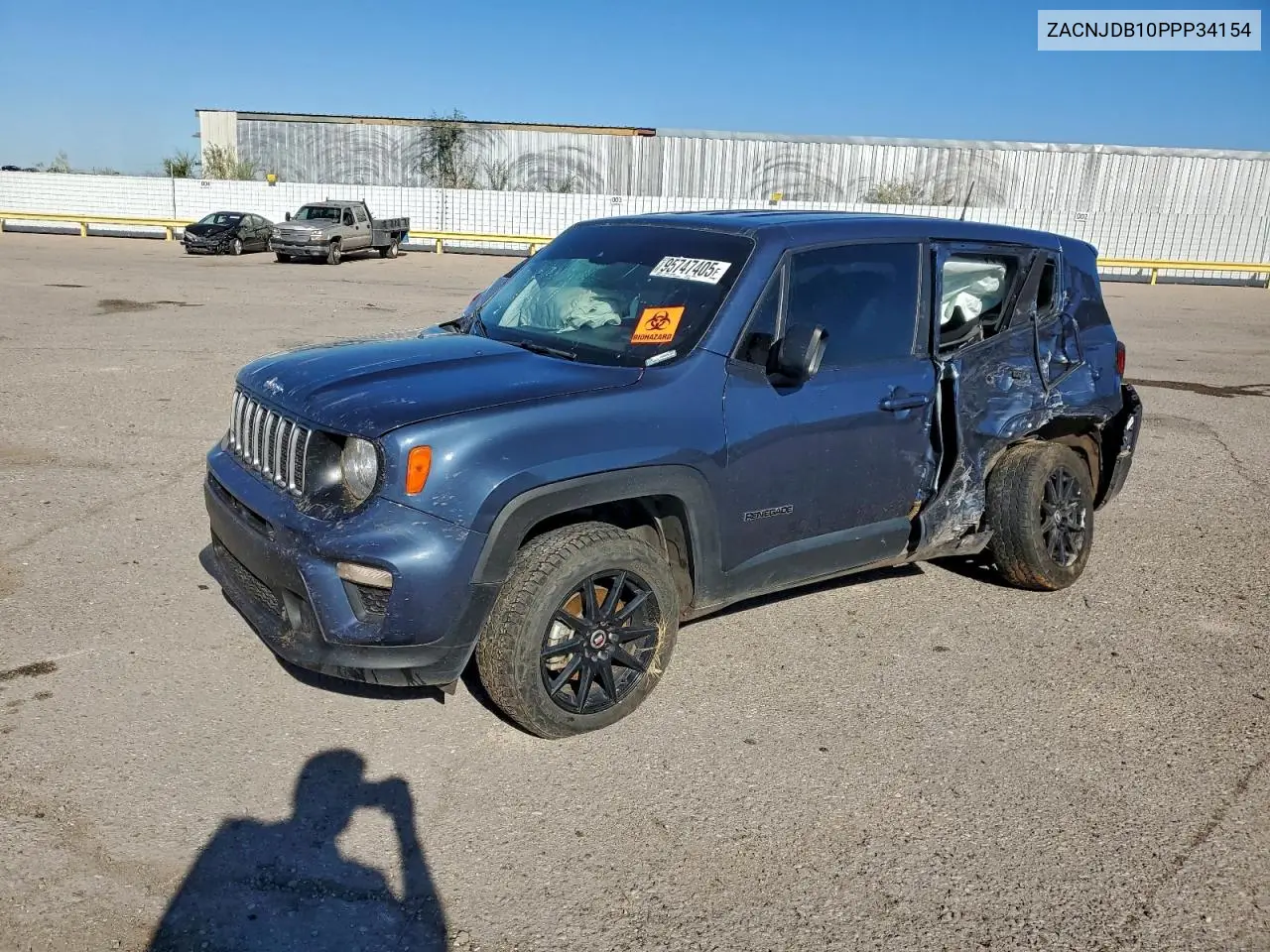 ZACNJDB10PPP34154 2023 Jeep Renegade Latitude