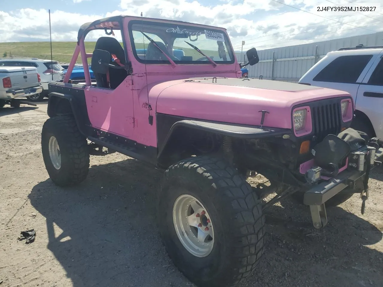 1991 Jeep Wrangler / Yj Islander VIN: 2J4FY39S2MJ152827 Lot: 59833344