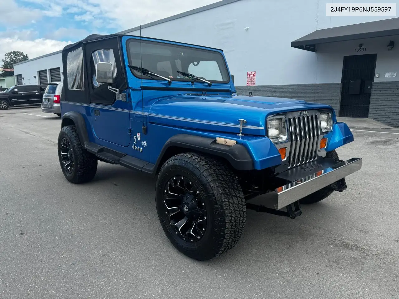 1992 Jeep Wrangler / Yj S VIN: 2J4FY19P6NJ559597 Lot: 50470745