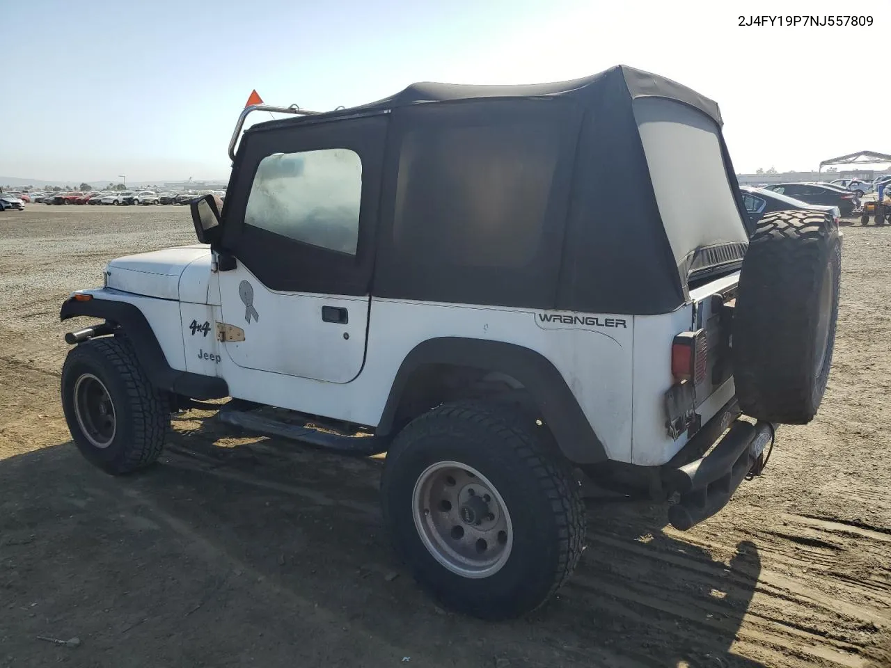 1992 Jeep Wrangler / Yj S VIN: 2J4FY19P7NJ557809 Lot: 57091974