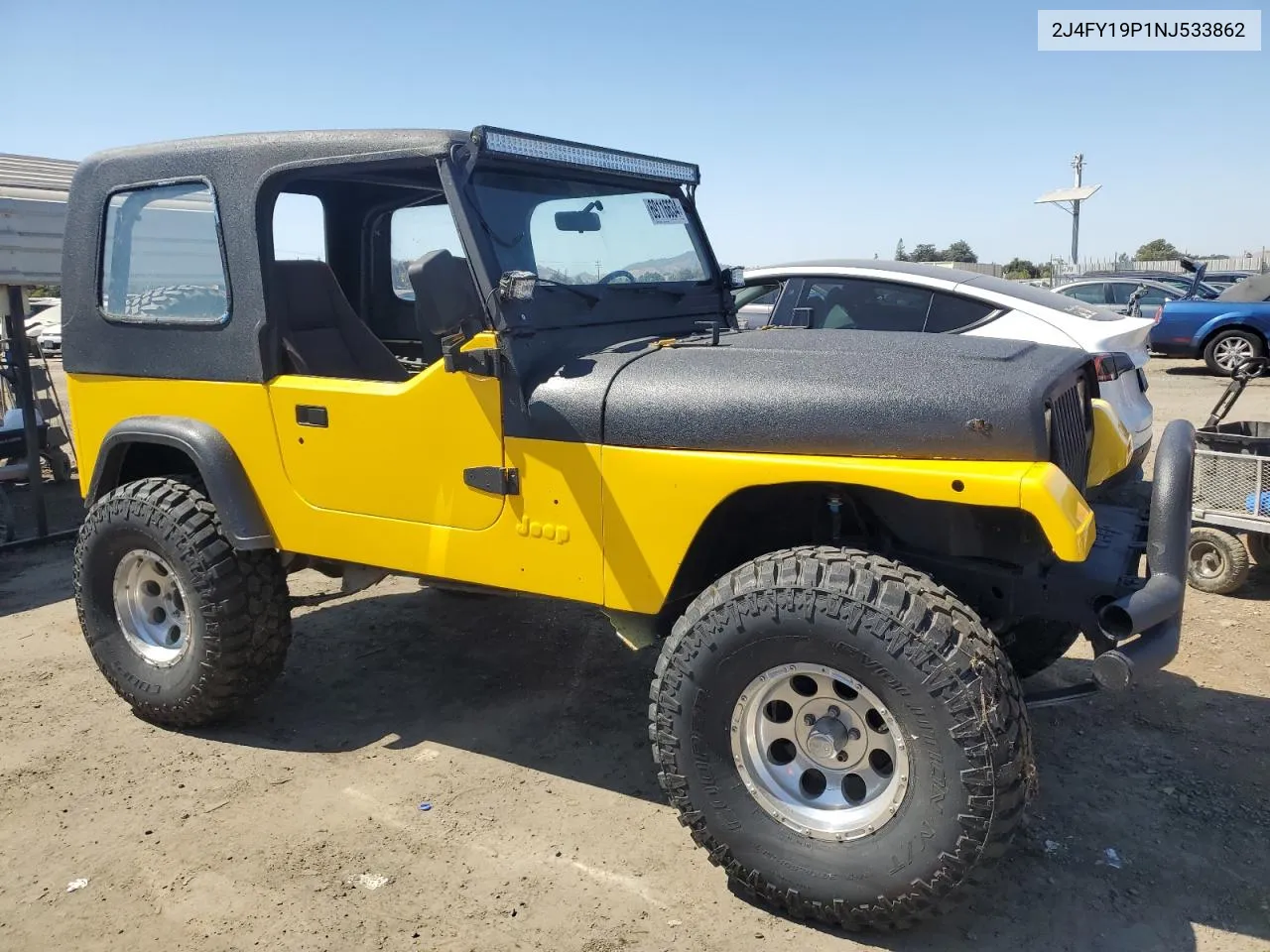 2J4FY19P1NJ533862 1992 Jeep Wrangler / Yj S