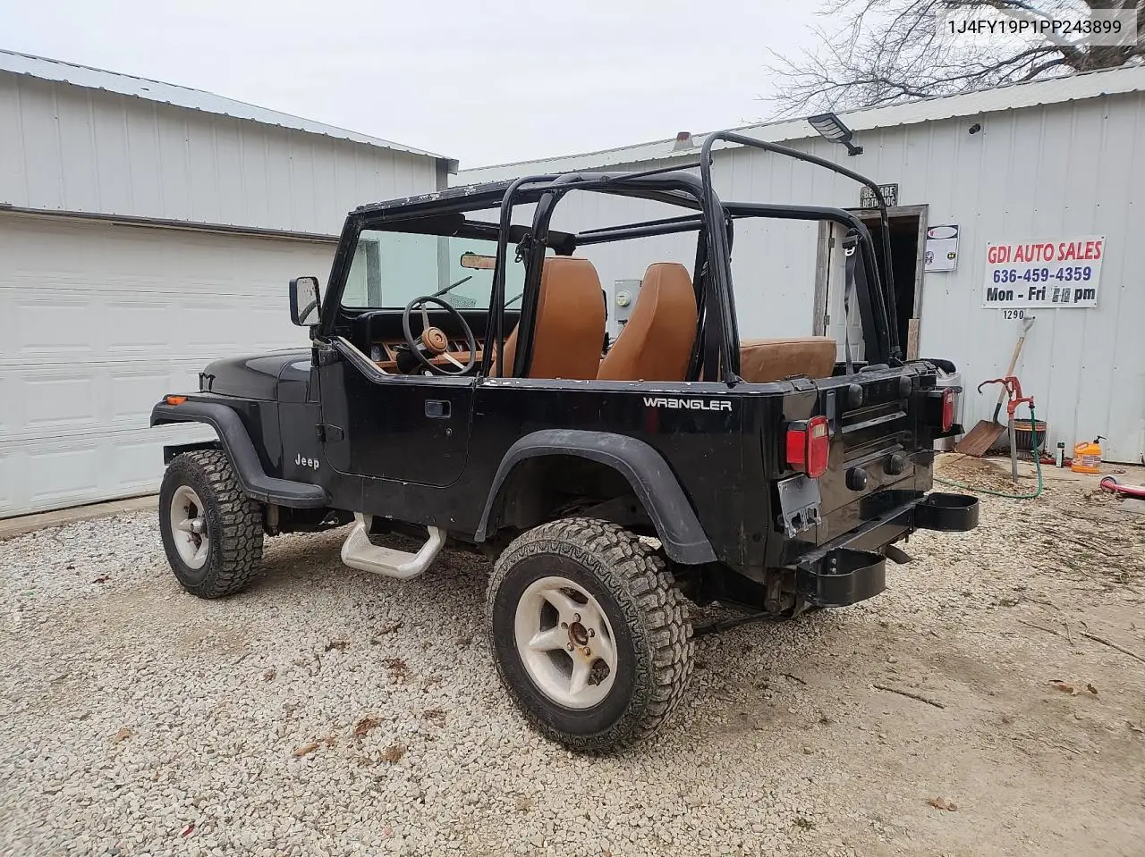 1993 Jeep Wrangler / Yj S VIN: 1J4FY19P1PP243899 Lot: 49513795