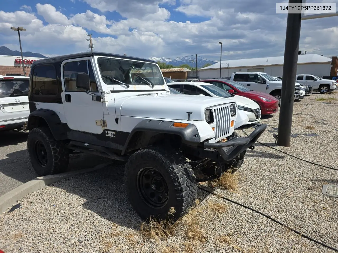 1993 Jeep Wrangler / Yj S VIN: 1J4FY19P5PP261872 Lot: 58435955