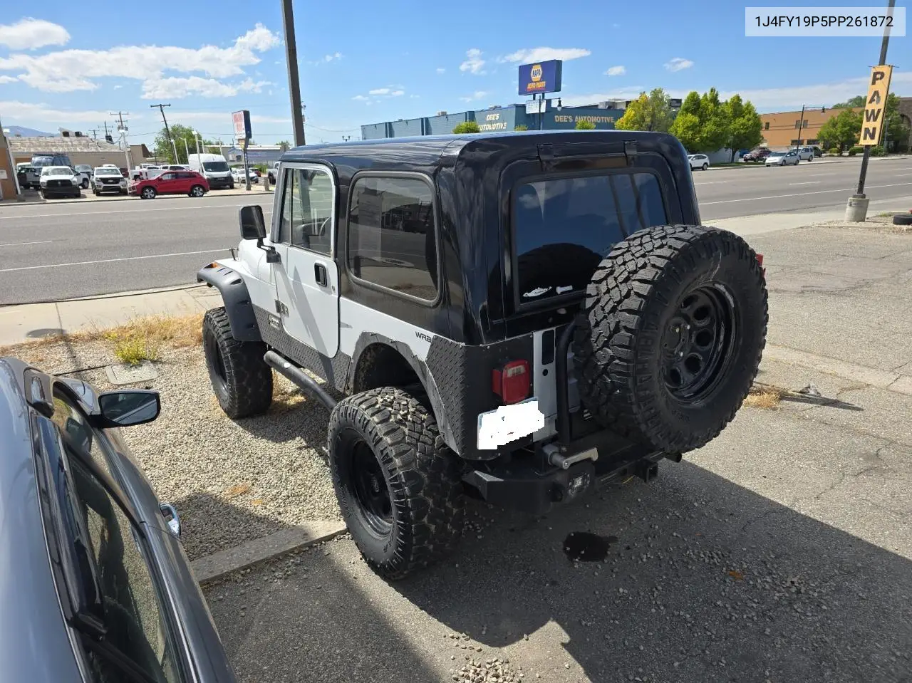 1993 Jeep Wrangler / Yj S VIN: 1J4FY19P5PP261872 Lot: 58435955